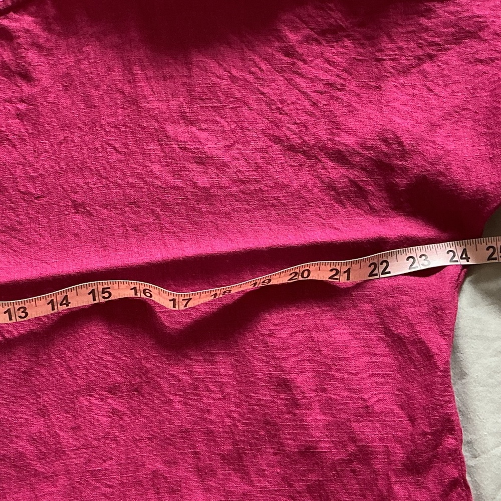 Linen top(pink) - Picture 4 of 8